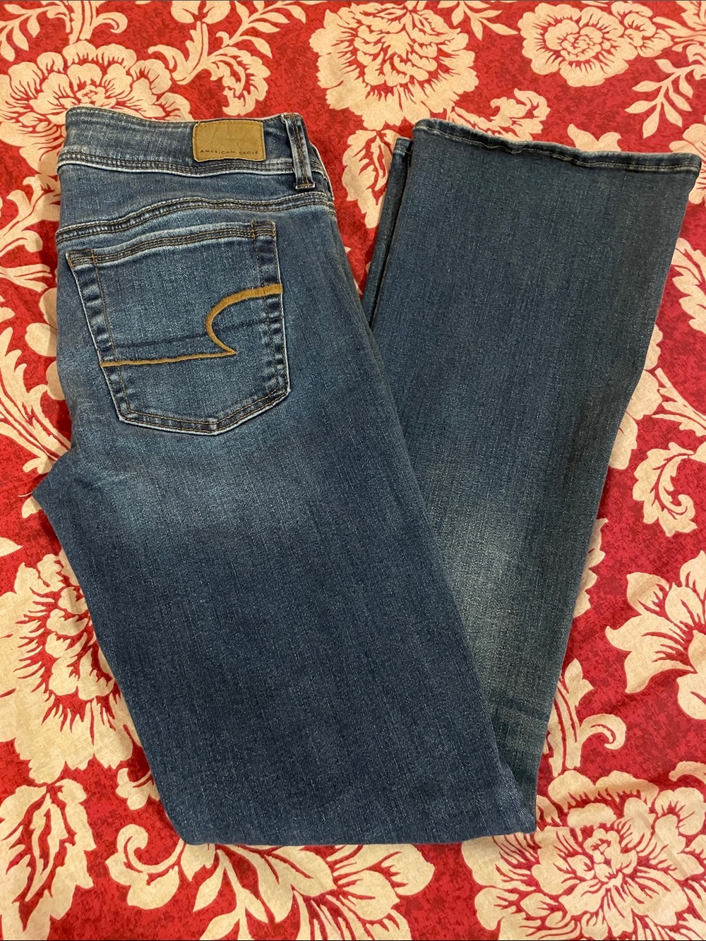 American Eagle Outfitters Women’s Dark Blue Bootcut Jeans
